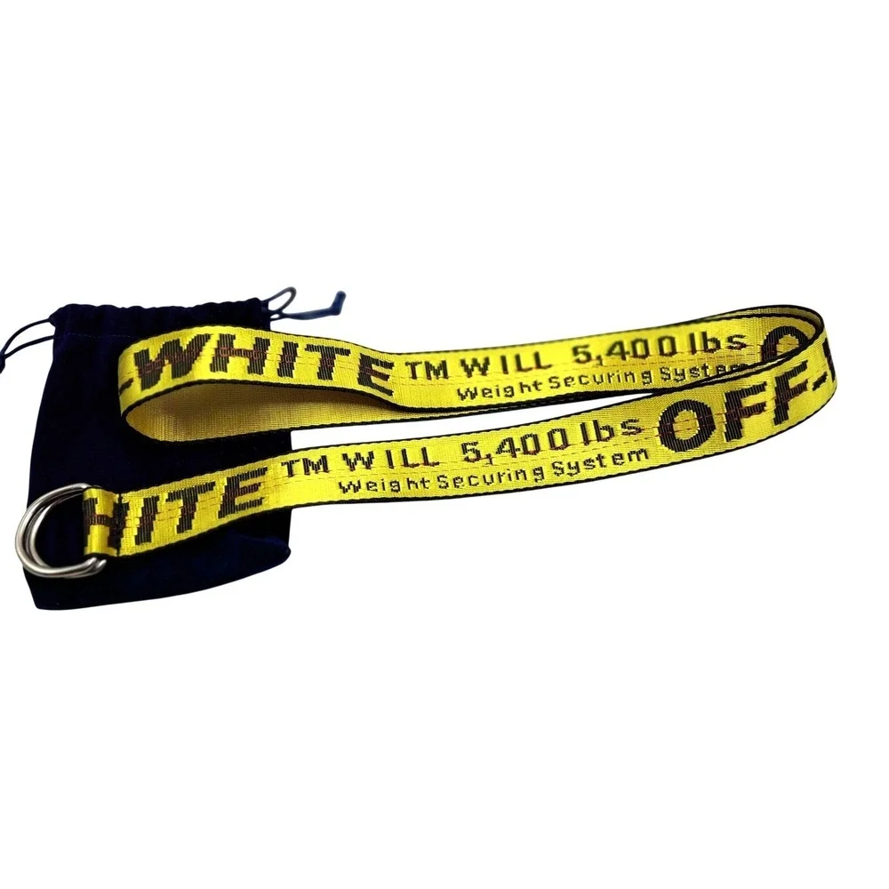 Off White Industrial Belt Mens 56